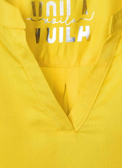 Top jaune STREET ONE pour femme
