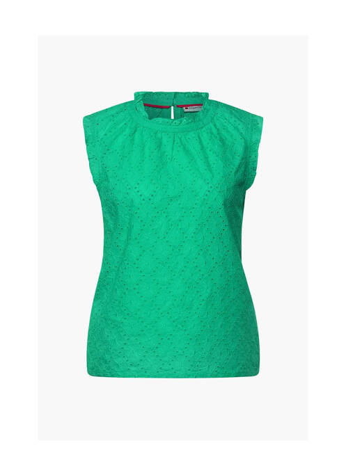 Top vert STREET ONE pour femme