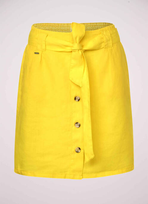 Jupe courte jaune STREET ONE pour femme