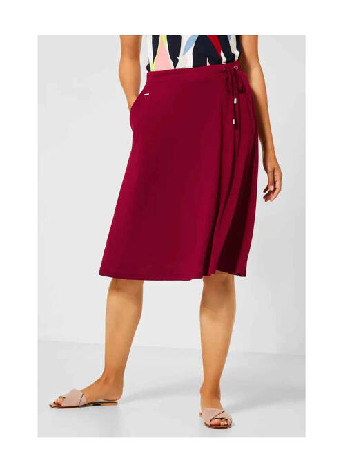 Jupe courte rouge STREET ONE pour femme