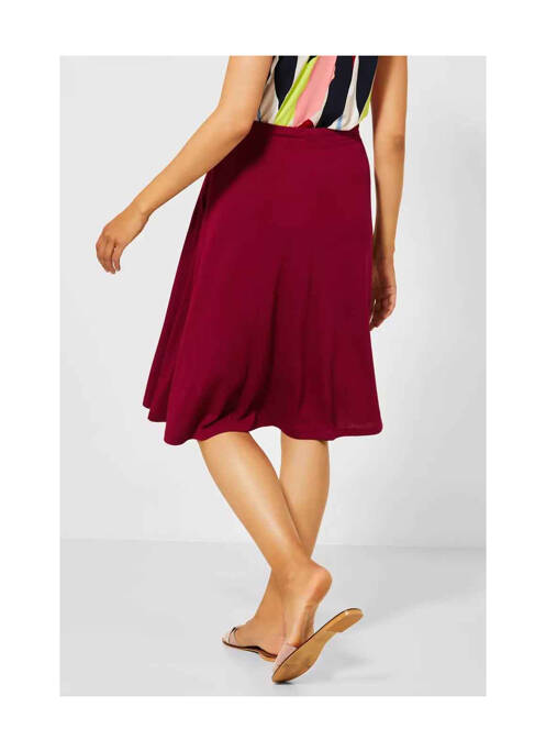 Jupe courte rouge STREET ONE femme