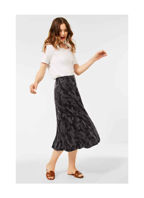 Jupe longue gris STREET ONE pour femme