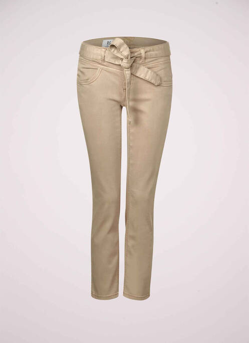 Jeans coupe slim beige STREET ONE pour femme