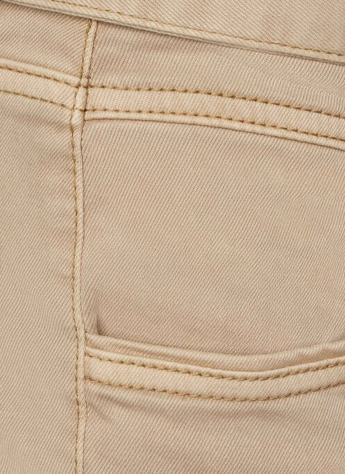 Jeans coupe slim beige STREET ONE pour femme