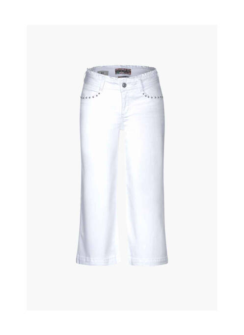 Jeans coupe droite blanc STREET ONE pour femme