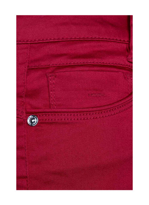 Pantacourt rouge STREET ONE pour femme