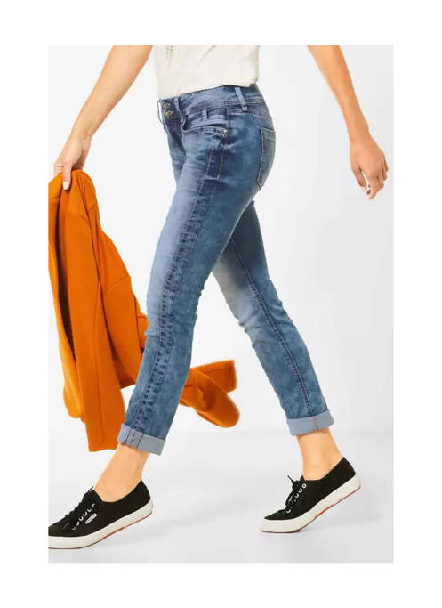 Jeans coupe slim bleu STREET ONE pour femme