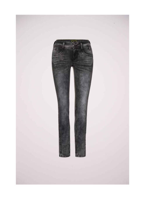 Jeans coupe slim noir STREET ONE pour femme