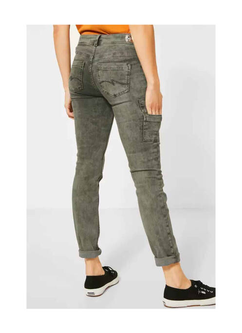 Pantalon cargo bleu STREET ONE pour femme