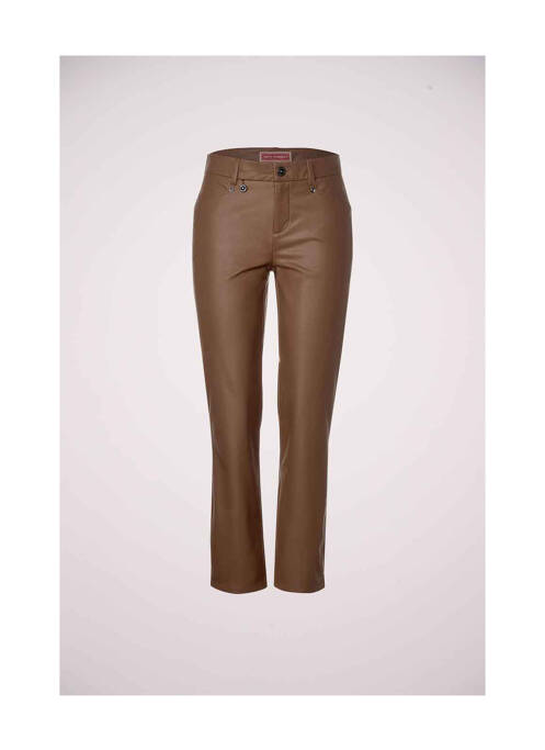 Pantalon slim marron STREET ONE pour femme