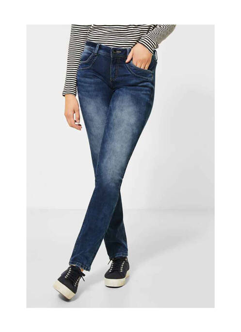Jeans coupe droite bleu STREET ONE pour femme