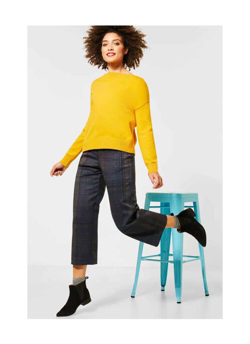 Pantalon chino gris STREET ONE pour femme