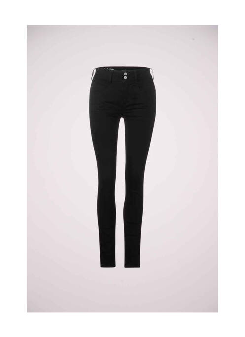 Jeans coupe slim noir STREET ONE pour femme