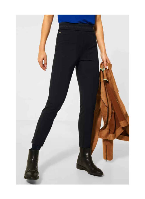 Pantalon slim noir STREET ONE pour femme
