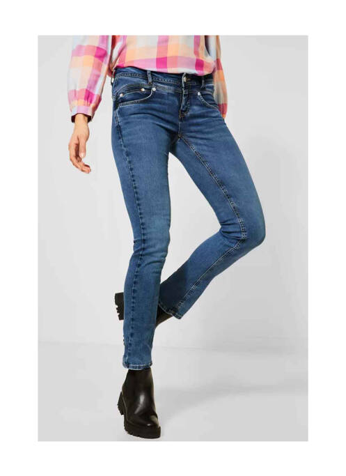 Jeans coupe droite bleu STREET ONE pour femme