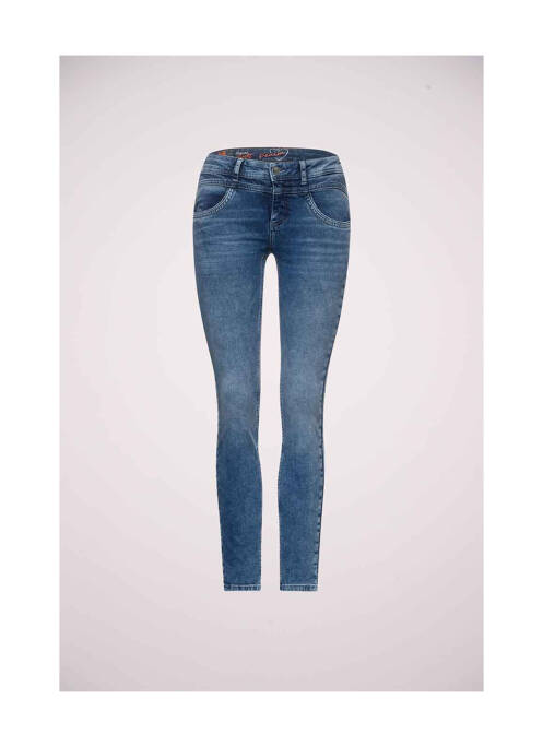 Jeans coupe slim bleu STREET ONE pour femme