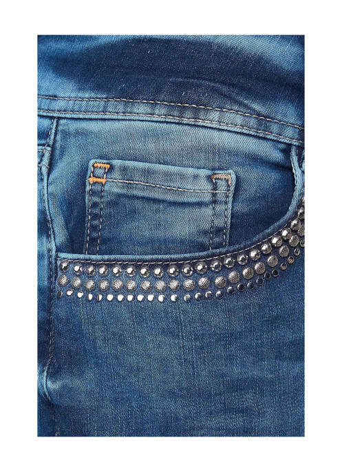 Jeans coupe slim bleu STREET ONE pour femme