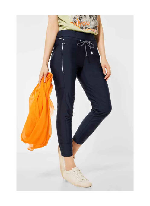Pantalon slim bleu STREET ONE pour femme