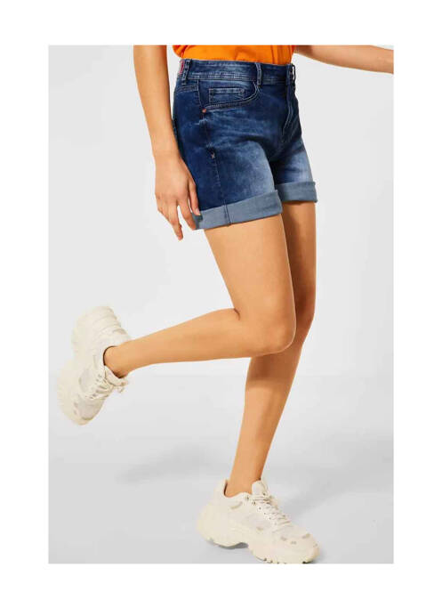 Short bleu STREET ONE pour femme