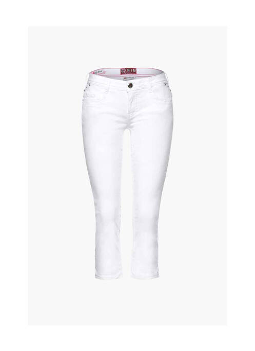 Jeans coupe slim blanc STREET ONE pour femme