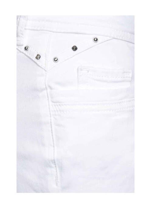 Jeans coupe slim blanc STREET ONE pour femme