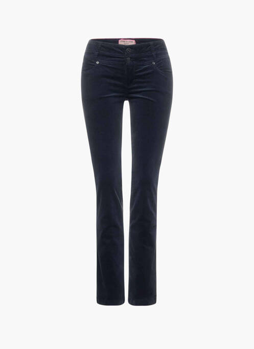 Pantalon droit bleu STREET ONE pour femme