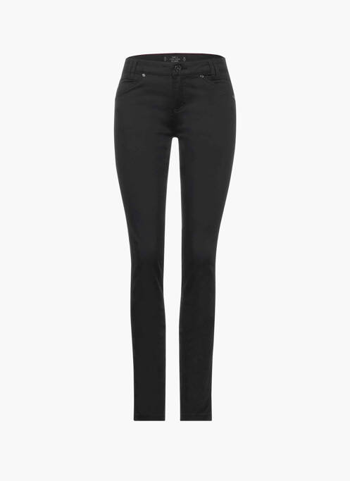 Jeans coupe slim noir STREET ONE pour femme