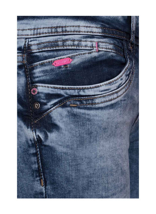 Jeans coupe slim bleu STREET ONE pour femme