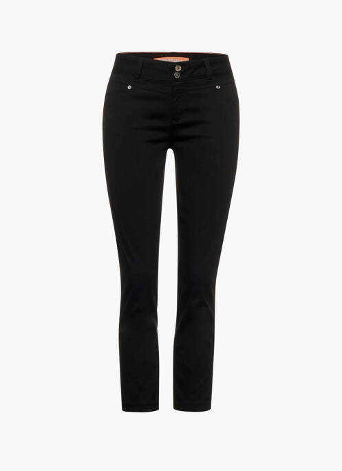 Pantalon chino noir STREET ONE pour femme