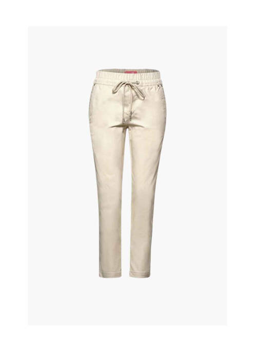 Pantalon chino beige STREET ONE pour femme