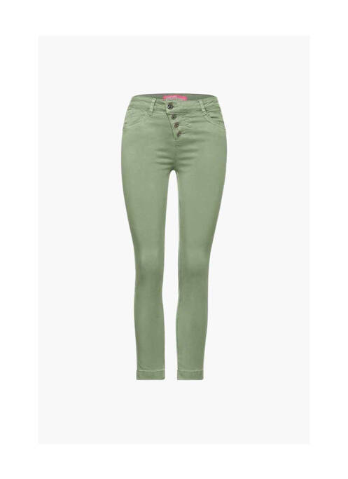 Pantalon chino vert STREET ONE pour femme