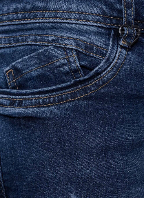 Jeans coupe slim bleu STREET ONE pour femme