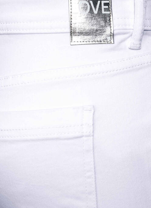 Jeans coupe slim blanc STREET ONE pour femme