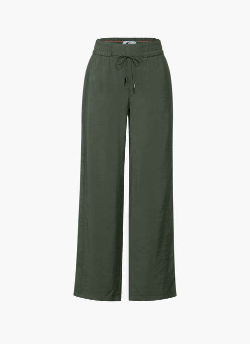 Pantalon flare vert STREET ONE pour femme