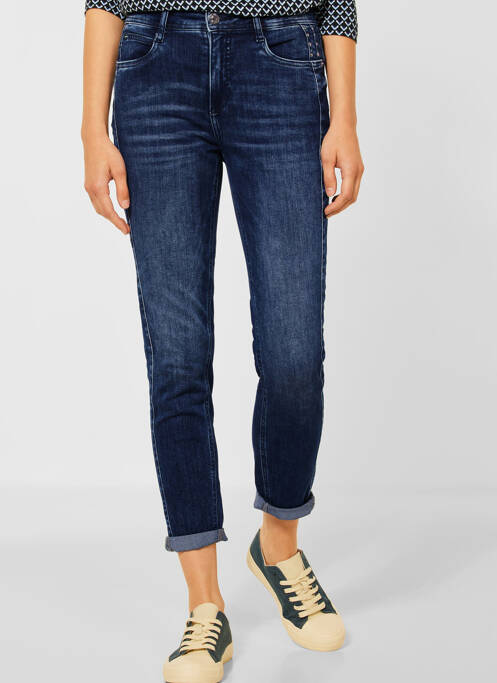Jean coupe Mom bleu STREET ONE pour femme