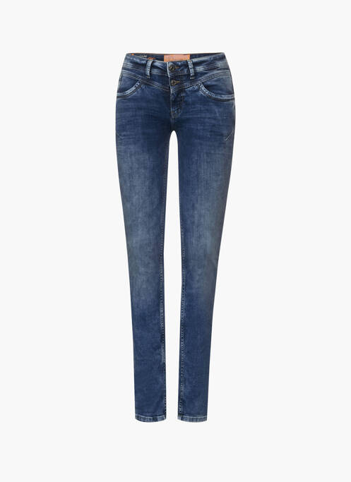 Jeans coupe slim bleu STREET ONE pour femme