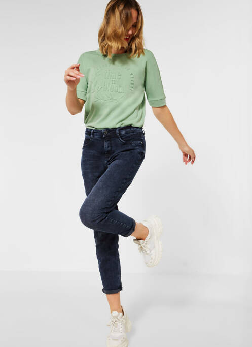 Jean coupe Mom bleu STREET ONE pour femme