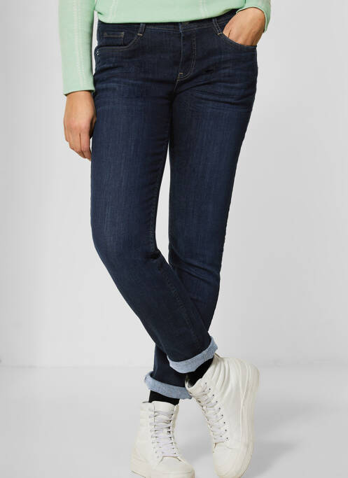 Jeans coupe slim bleu STREET ONE pour femme