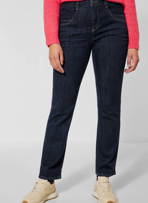 Jeans coupe droite bleu STREET ONE pour femme