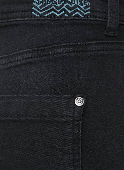 Jeans coupe large noir STREET ONE pour femme