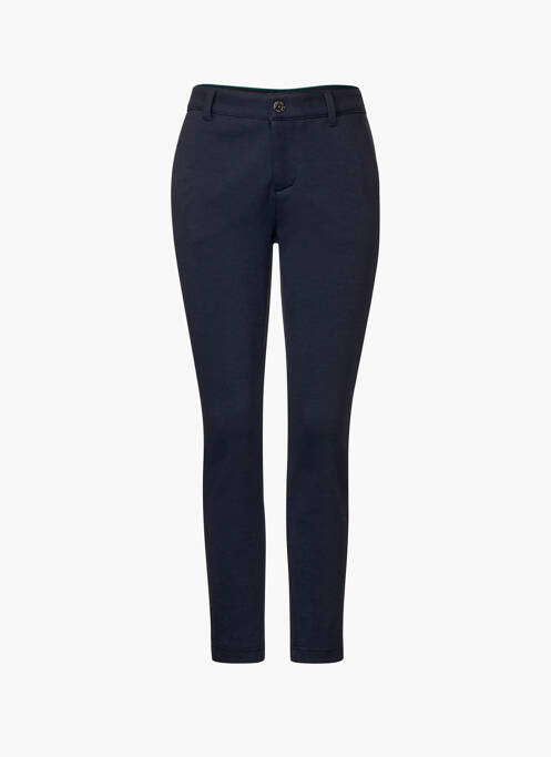 Pantalon chino bleu STREET ONE pour femme