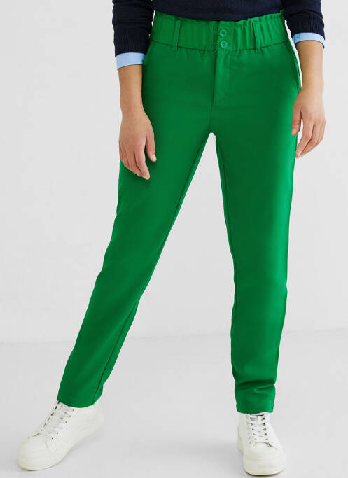 Pantalon slim vert STREET ONE pour femme