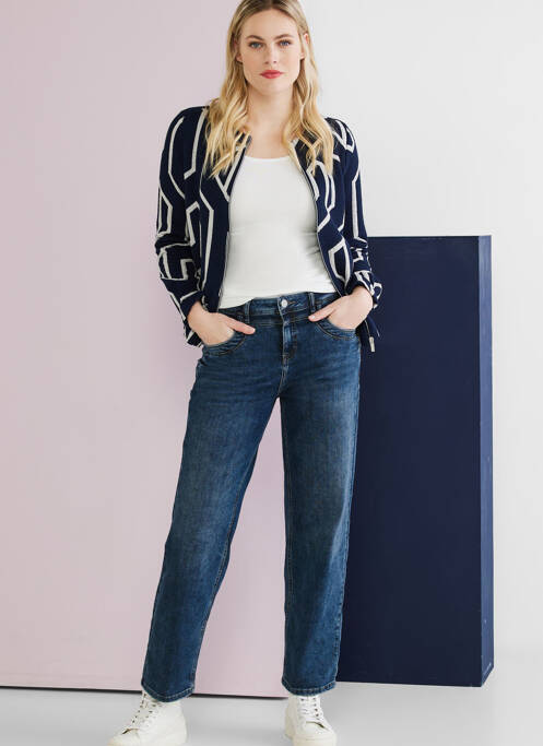 Jeans coupe droite bleu STREET ONE pour femme