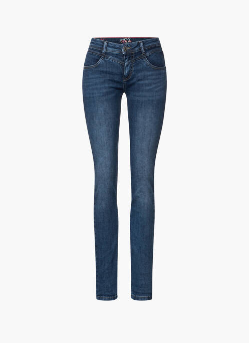 Jeans coupe slim bleu STREET ONE pour femme