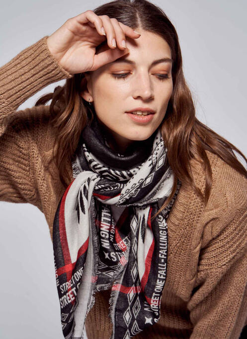 Foulard noir STREET ONE femme