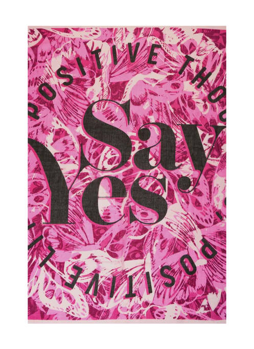 Foulard rose STREET ONE femme