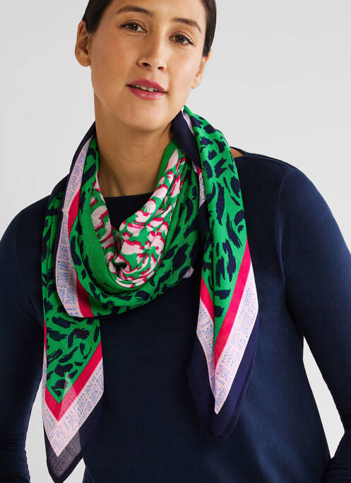 Foulard vert STREET ONE femme