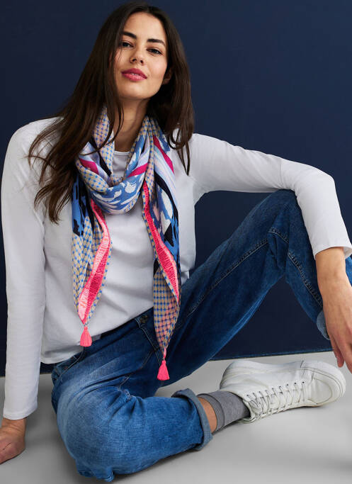 Foulard bleu STREET ONE femme
