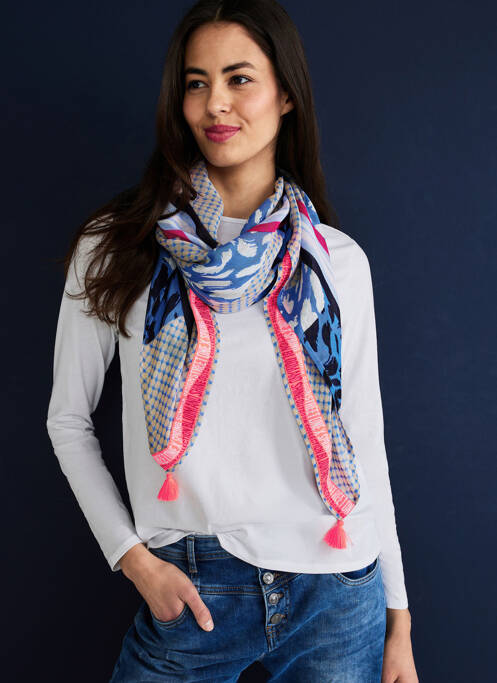 Foulard bleu STREET ONE femme