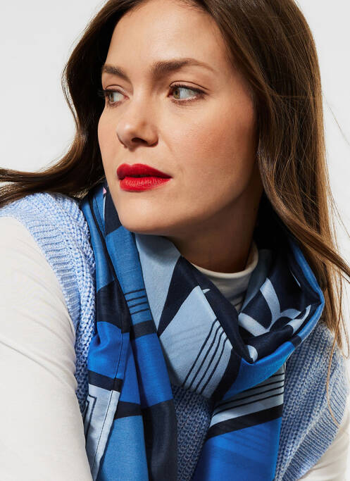 Foulard bleu STREET ONE femme